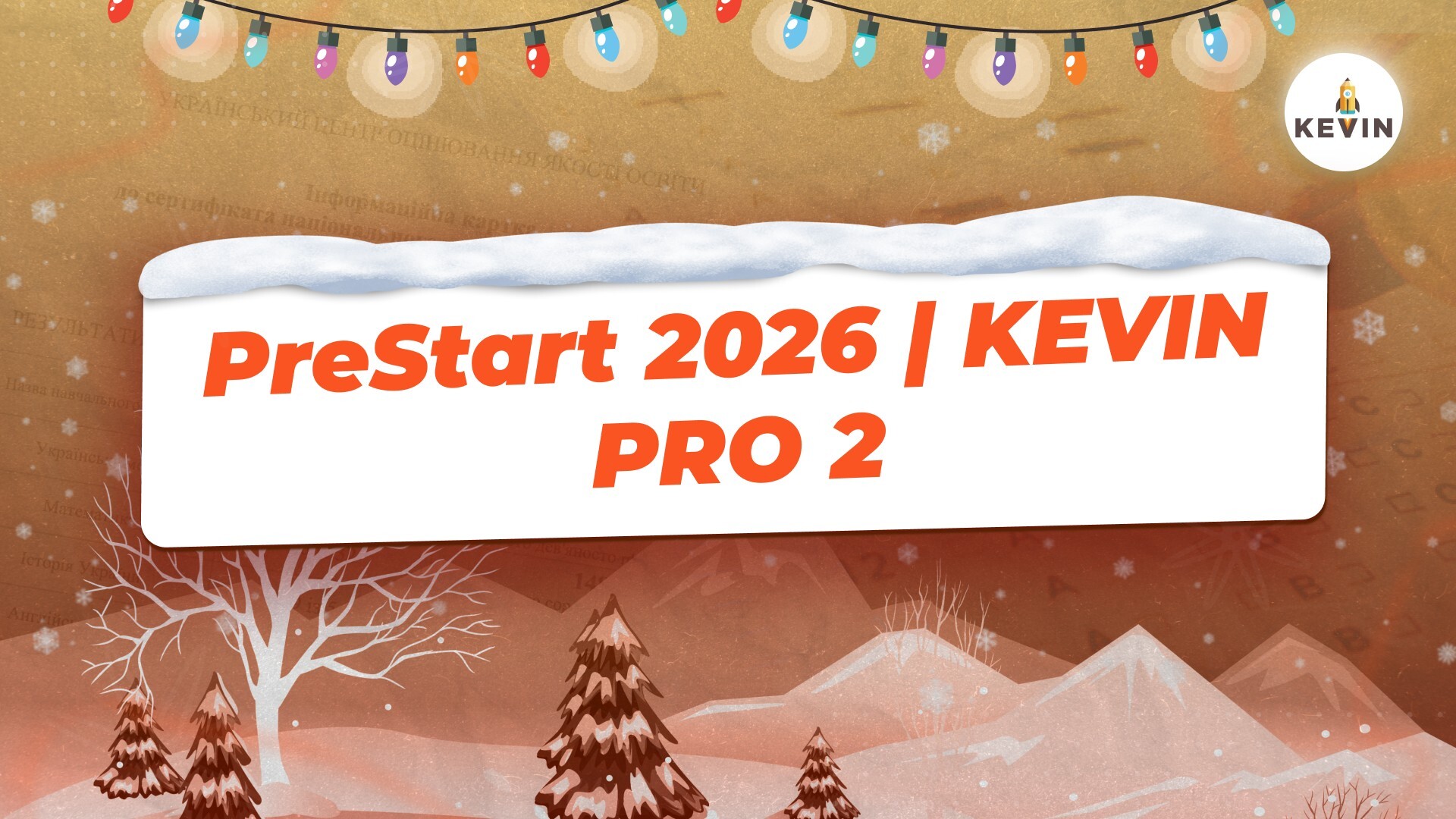 PreStart 2026. PRO2.0 | KEVIN🚀