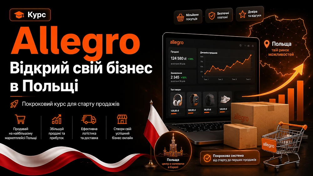 Allegro: Відкрий свій бізнес у Польщі