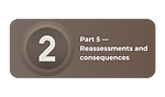 Part 5 — Reassessments and consequences
