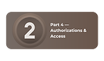 Part 4 — Authorizations & Access