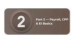 Part 2 — Payroll, CPP & EI Basics