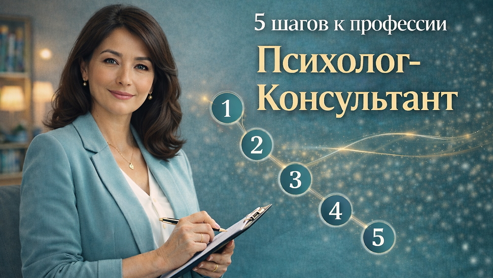 5 шагов к профессии Психолог-Консультант