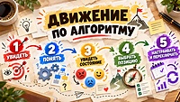 Движение по алгоритму: файлы и подсказки