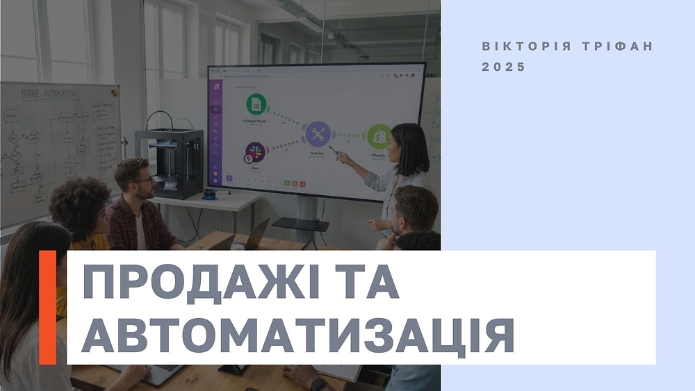 Продажі та автоматизація 2025