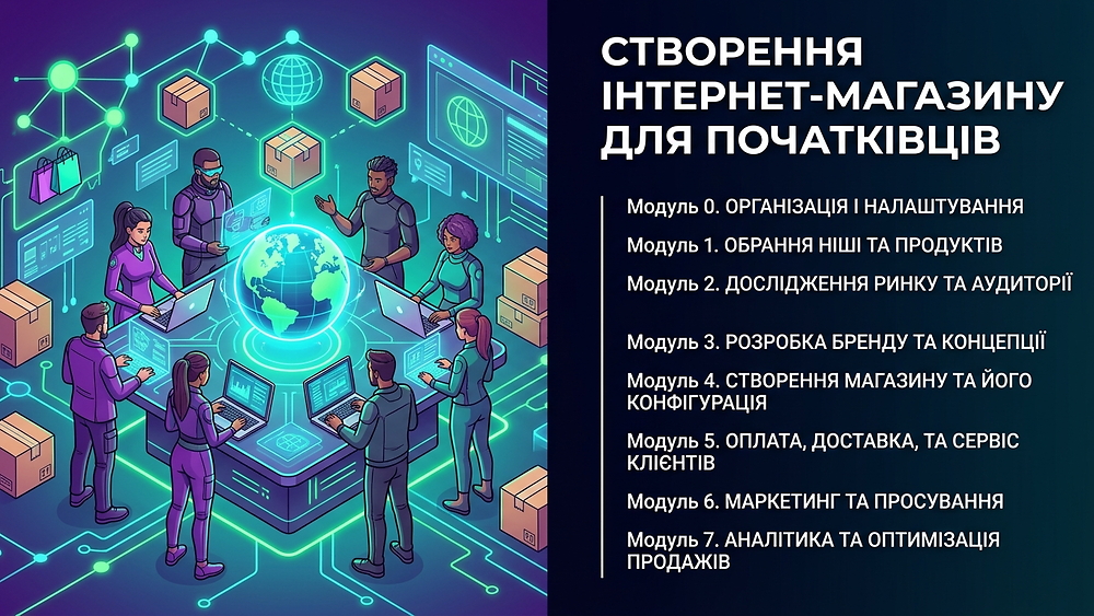 СТВОРЕННЯ ІНТЕРНЕТ-МАГАЗИНУ ДЛЯ ПОЧАТКІВЦІВ