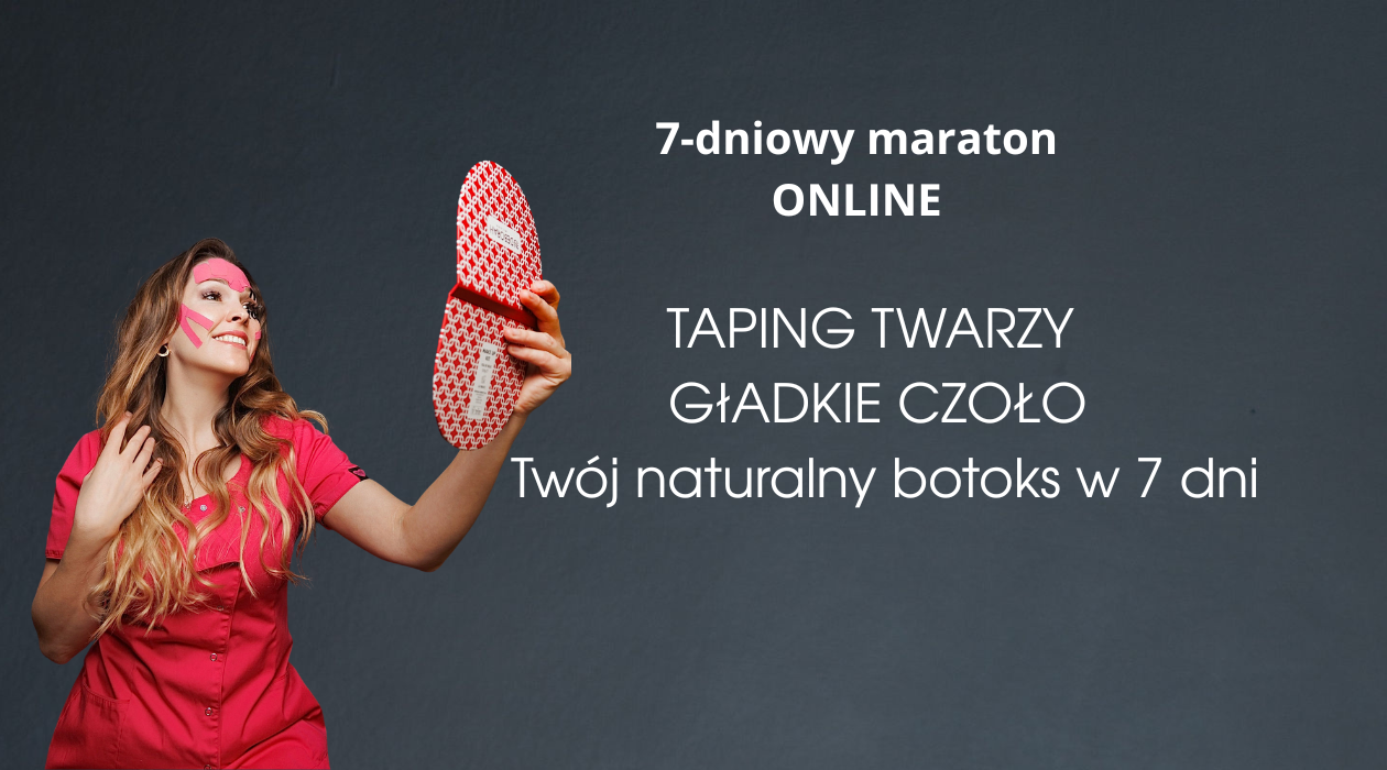 TAPING TWARZY  'GłADKIE CZOŁO'