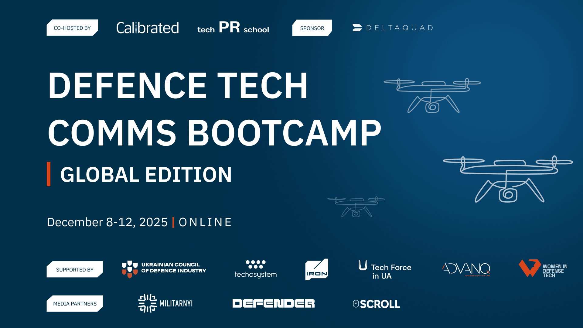 Defence Tech Comms Bootcamp. Global Edition