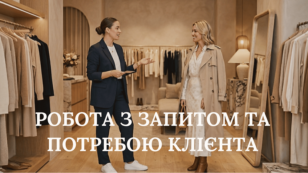 МОДУЛЬ V. СТАНДАРТ ТРЕТЬОГО ЕТАПУ ПРОДАЖІВ 'РОБОТА З ЗАПИТОМ ТА ПОТРЕБОЮ КЛІЄНТА'