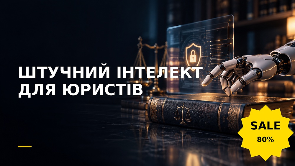 Курс ШТУЧНИЙ ІНТЕЛЕКТ ДЛЯ ЮРИСТІВ