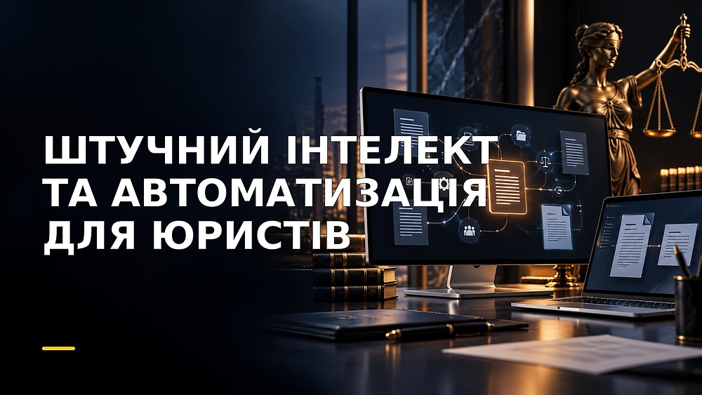 Курс ШТУЧНИЙ ІНТЕЛЕКТ ТА АВТОМАТИЗАЦІЯ ДЛЯ ЮРИСТІВ