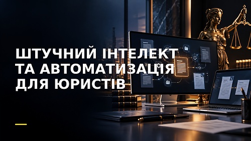 Курс ШТУЧНИЙ ІНТЕЛЕКТ ТА АВТОМАТИЗАЦІЯ ДЛЯ ЮРИСТІВ
