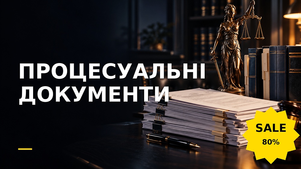 Курс ПРОЦЕСУАЛЬНІ ДОКУМЕНТИ