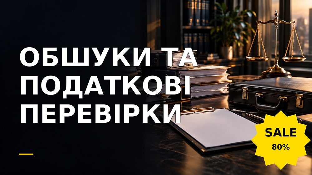 Курс ОБШУКИ ТА ПОДАТКОВІ ПЕРЕВІРКИ