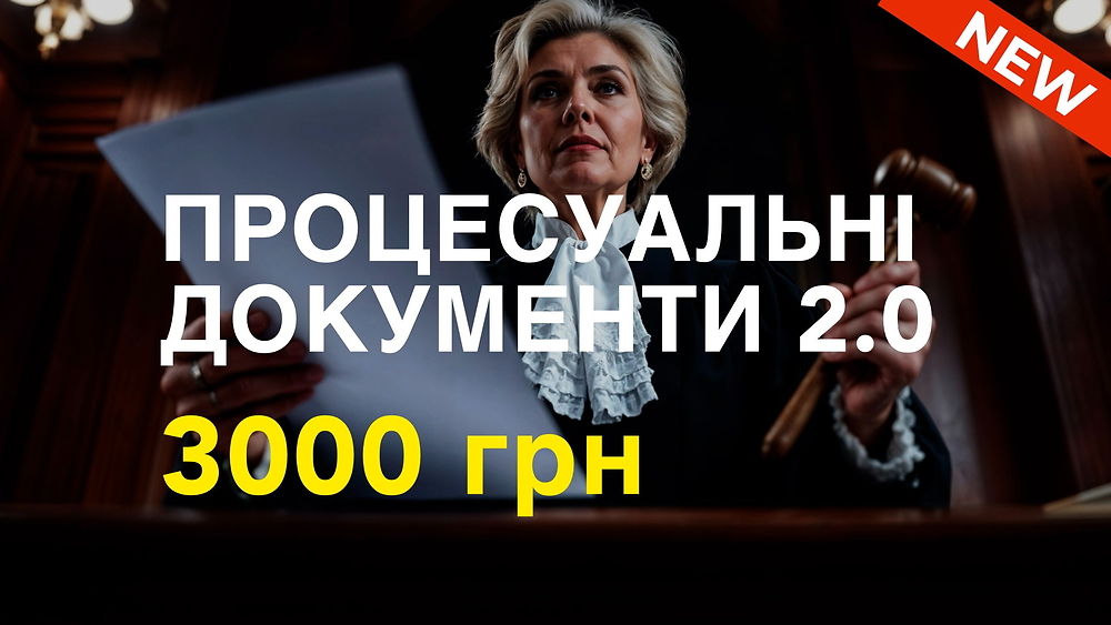 Курс ПРОЦЕСУАЛЬНІ ДОКУМЕНТИ 2.0
