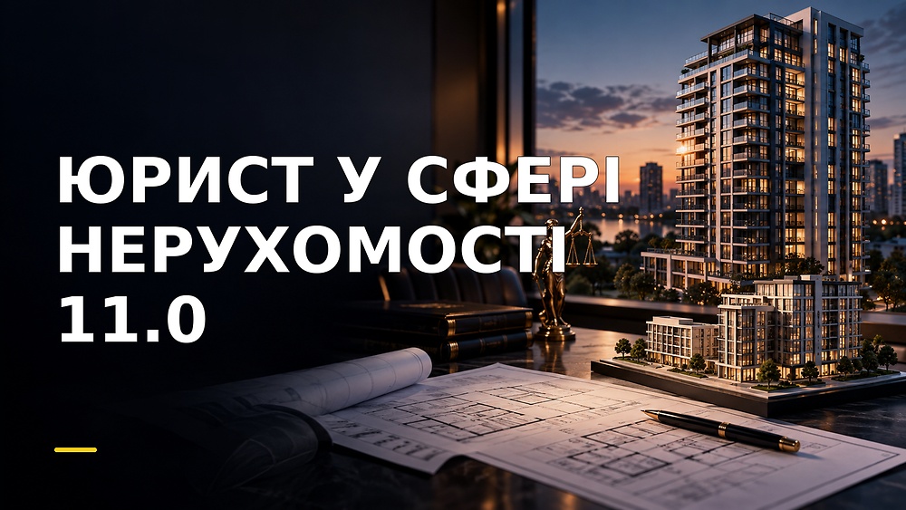 Курс ЮРИСТ У СФЕРІ НЕРУХОМОСТІ 11.0