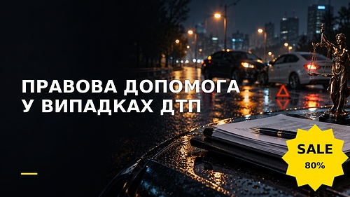 Курс 'ПРАВОВА ДОПОМОГА У ВИПАДКАХ ДТП'