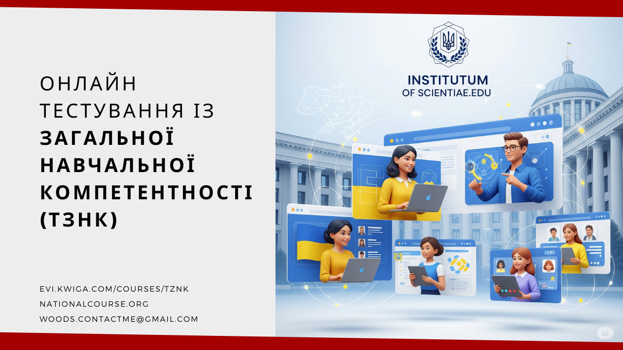 ТЗНК: безкоштовні тести та конспекти
