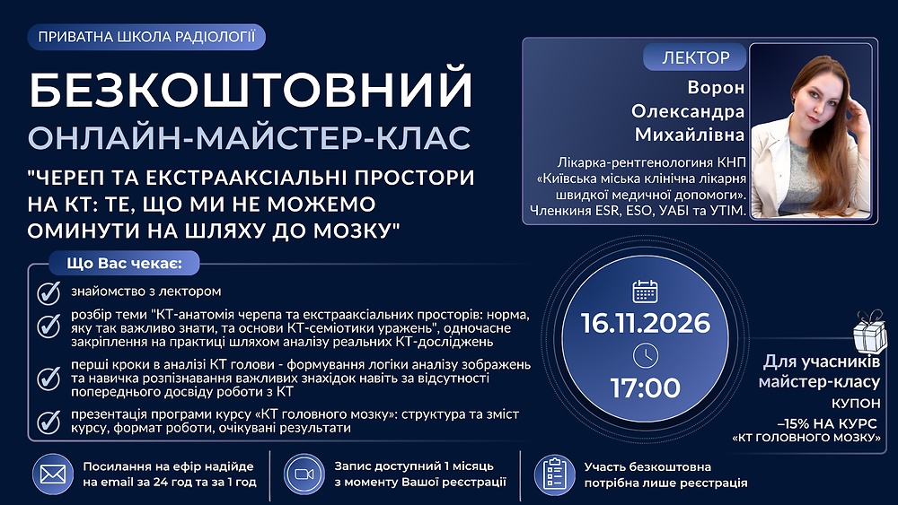 Череп та екстрааксіальні простори на КТ: те, що ми не можемо оминути на шляху до мозку