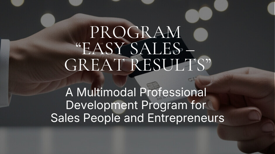 Program “Easy Sales – Great Results”