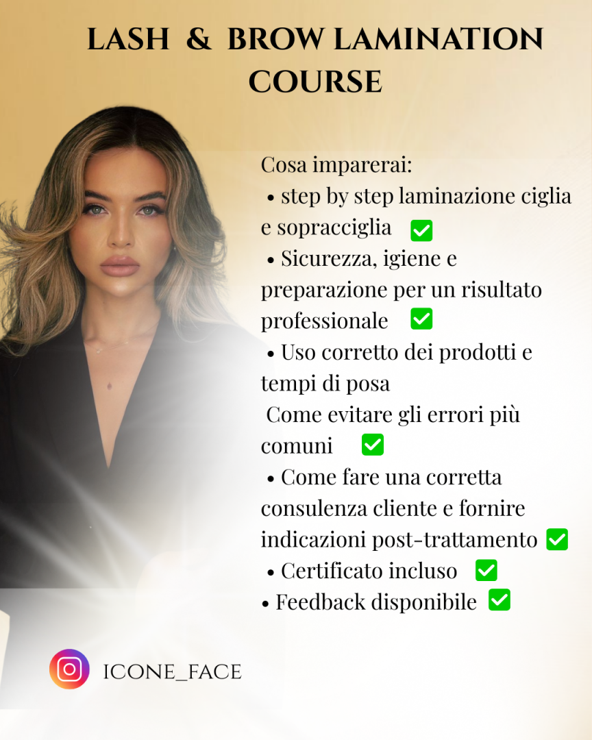 LAMINAZIONE CIGLIA E SOPRACCIGLIA PREMIUM