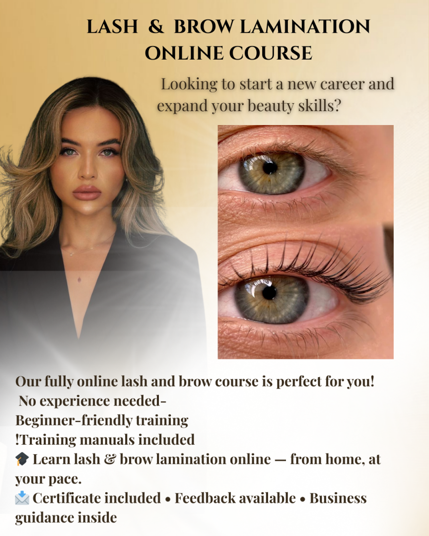 PROFESSIONAL LASH AND BROW  EDICTION IN ENGLISH