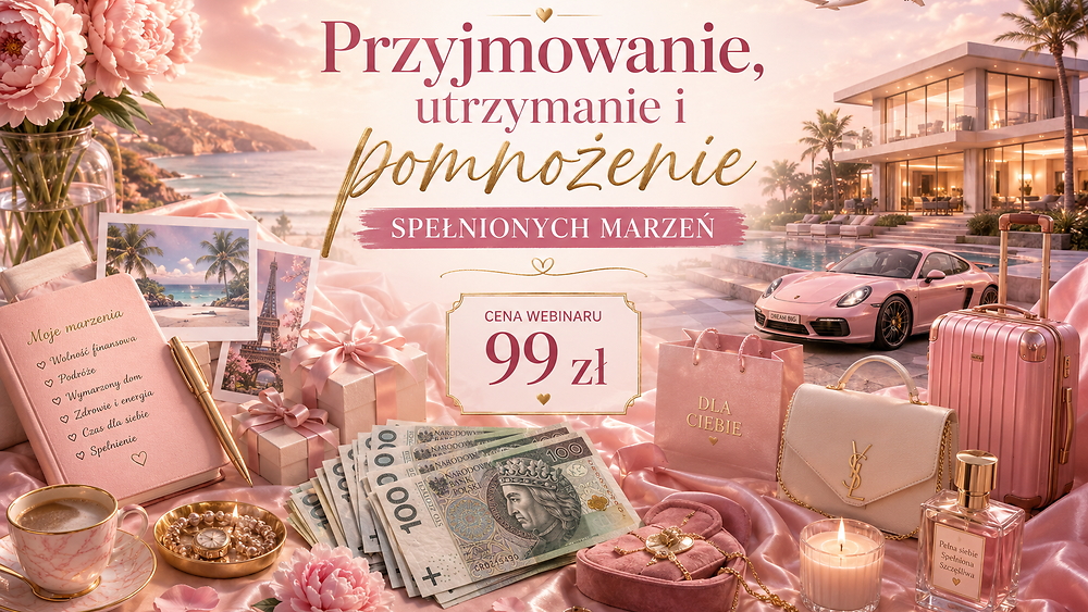WEBINAR: Przyjmowanie, utrzymanie i pomnożenie spełnionych marzeń