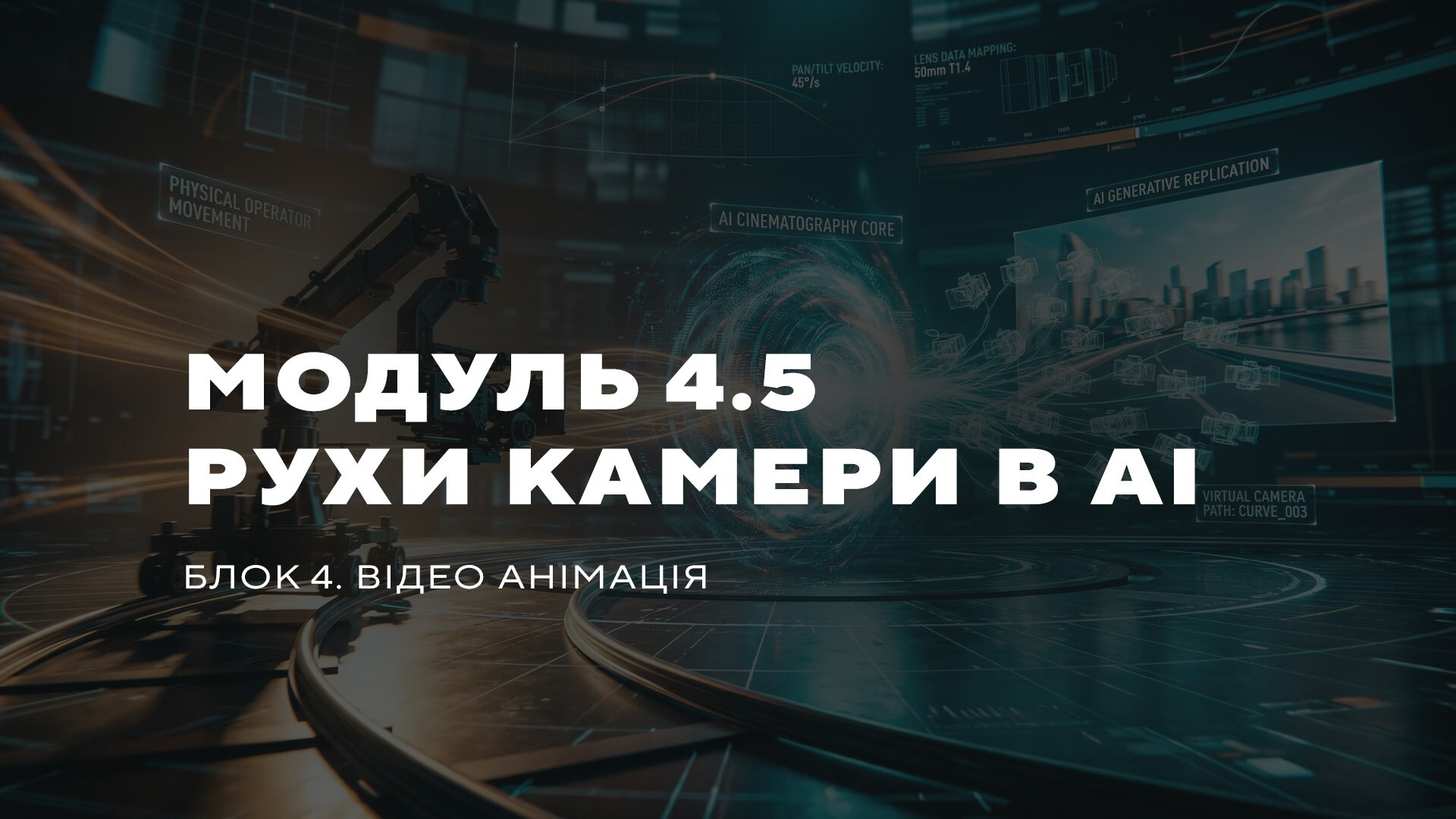 МОДУЛЬ 4.5 РУХ КАМЕРИ В АІ