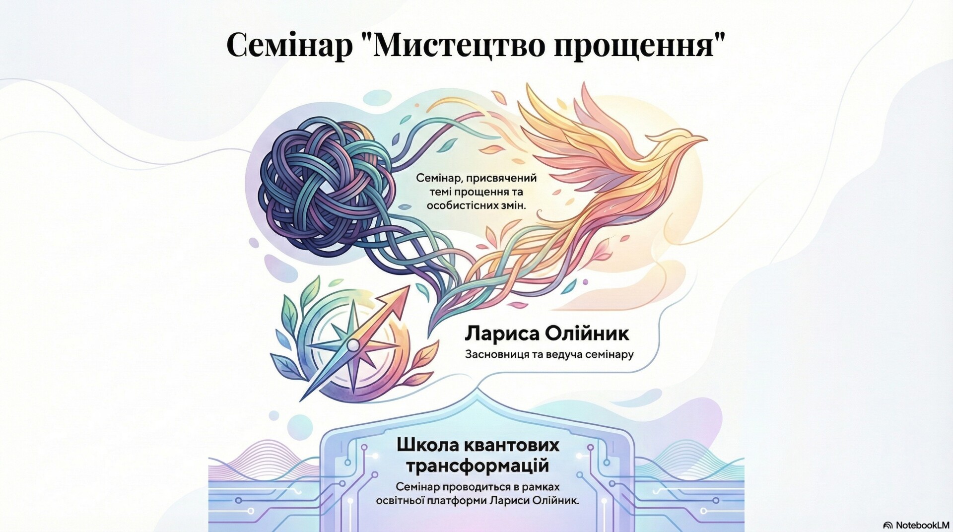 Семінар 'Мистецтво прощення'