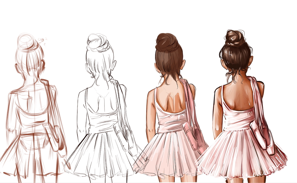 Модуль 4: 'Тіло і пози' (практикуємось в зображенні тіла людини)