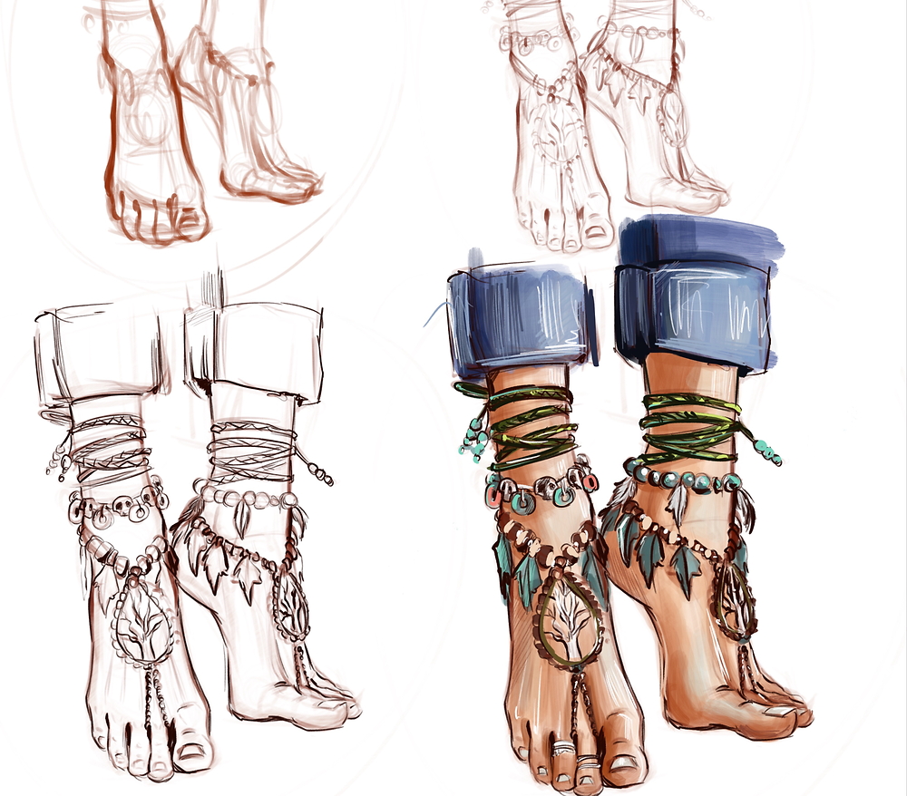 Модуль 3: 'Практика в естетиці' (малюємо частини тіла)