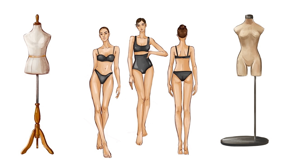 Модуль 5: практичні вправи на портретні та силуетні феншн-скетчі