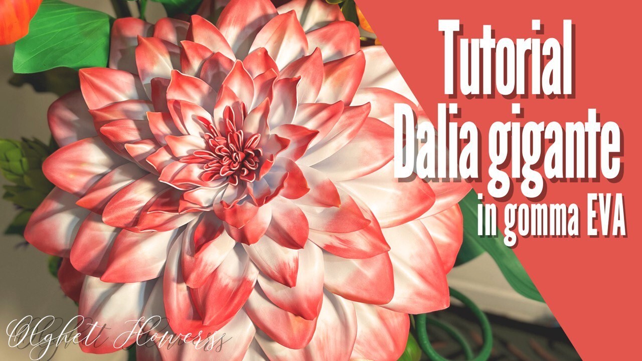Dalia gigante in gomma EVA