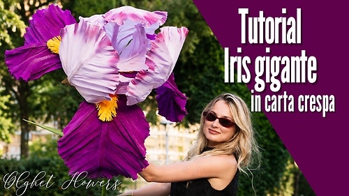 Iris gigante in carta crespa (with EN ES UA and RU subtitles)
