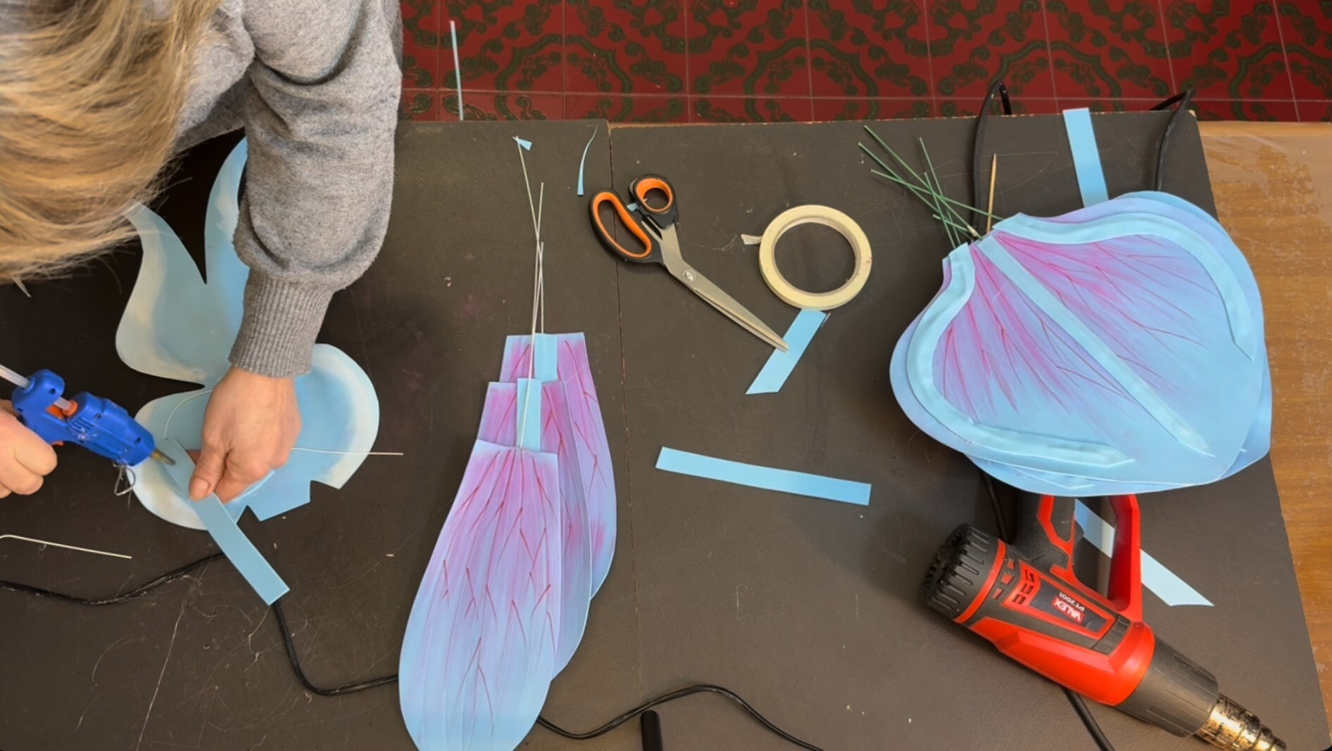 Video corso orchidea Gigante in gomma Eva