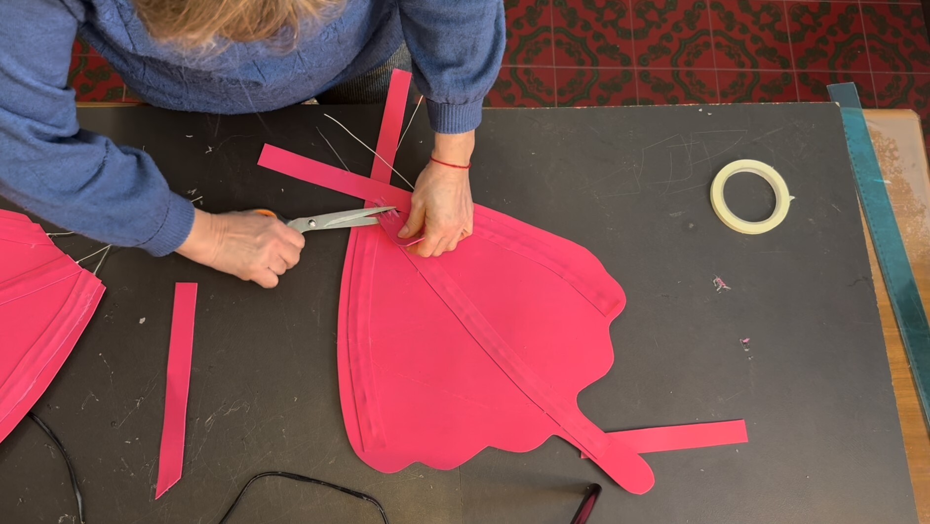 Video corso farfalle giganti in gomma EVA e Organza