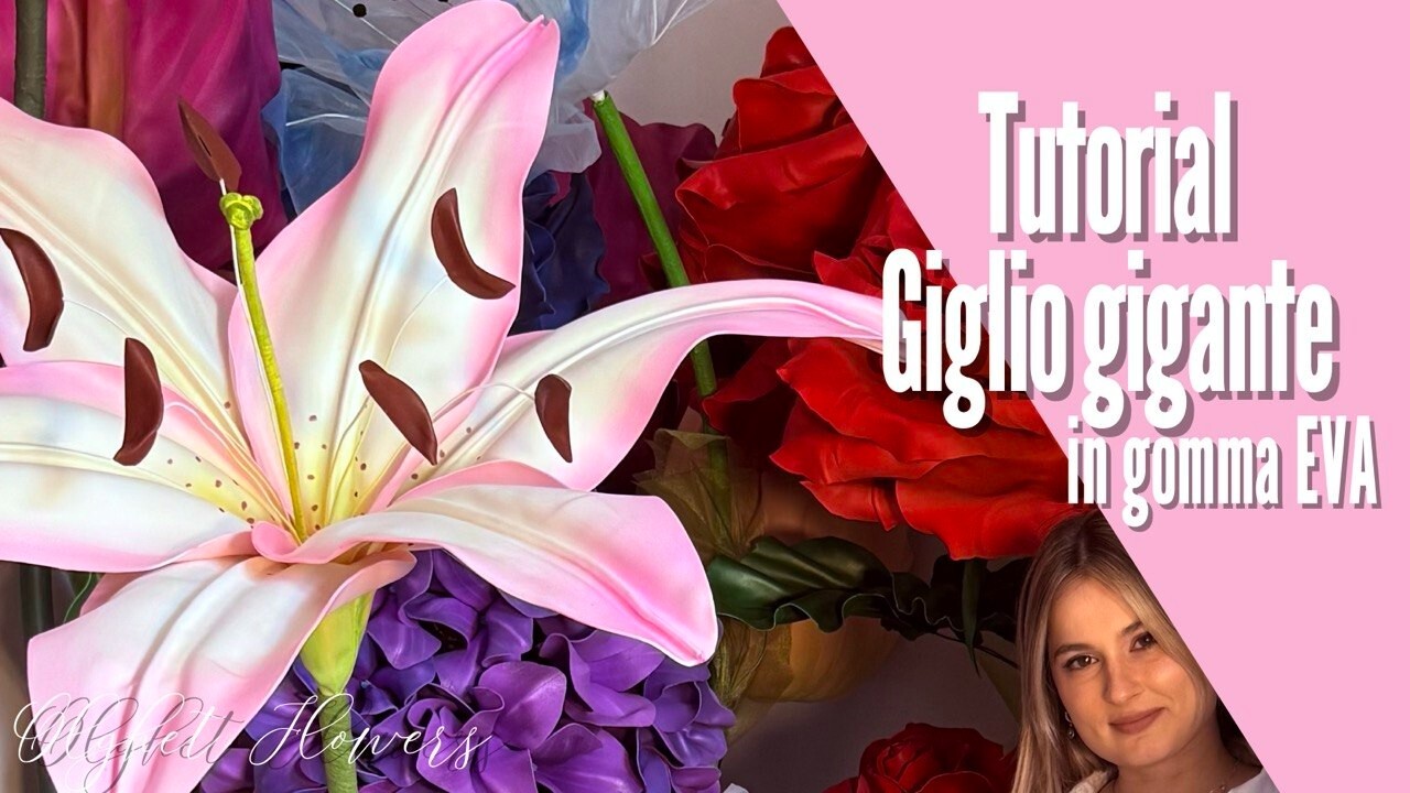 Giglio gigante in gomma EVA