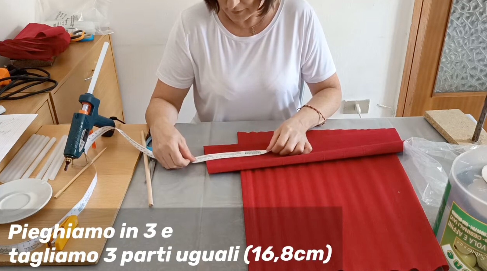 Video corso Peonia gigante in carta crespa