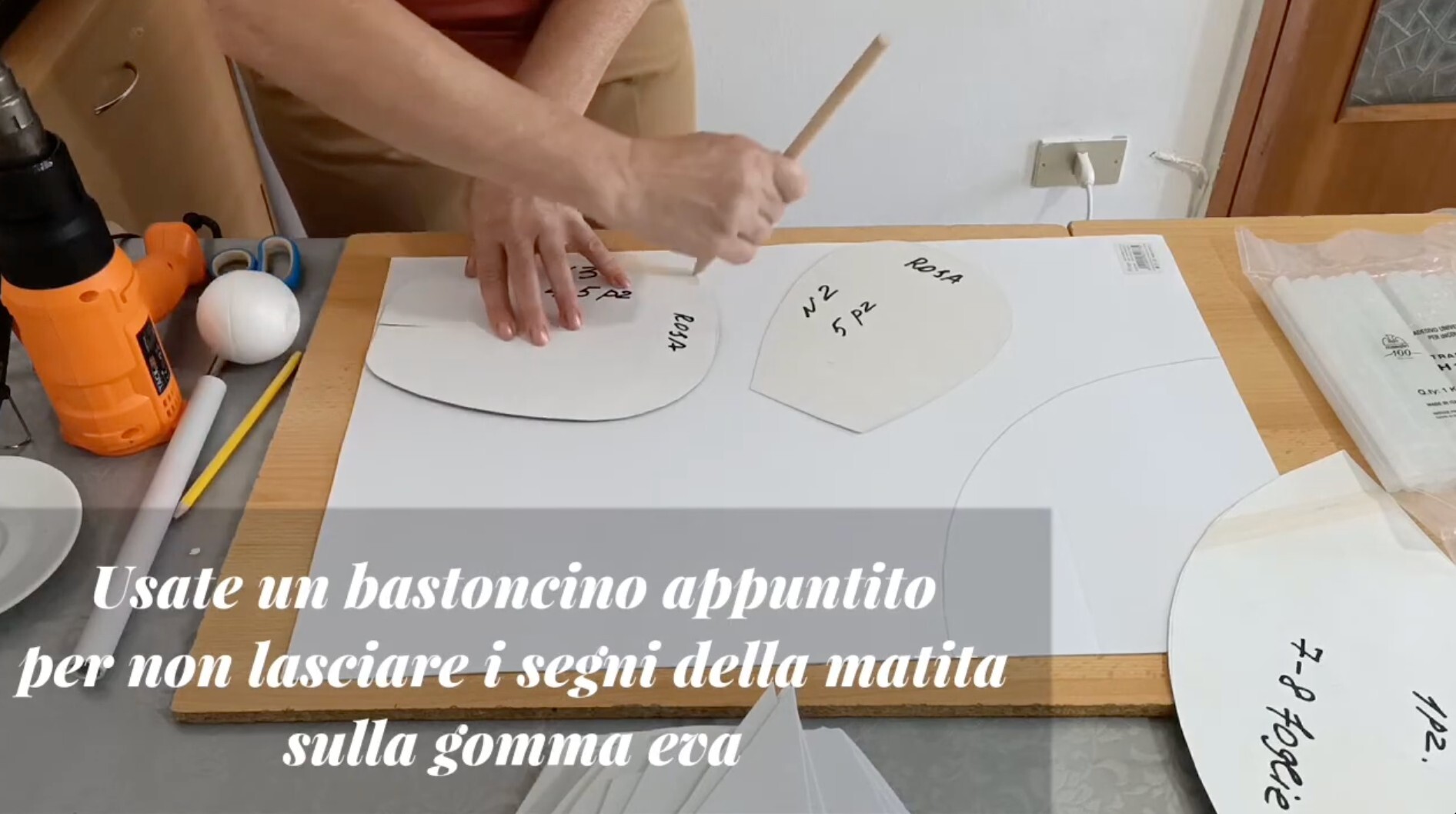 Rosa Gigante in gomma EVA