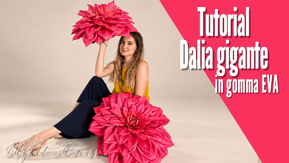 Dalia gigante in gomma EVA