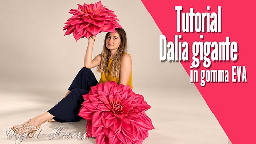Dalia gigante in gomma EVA