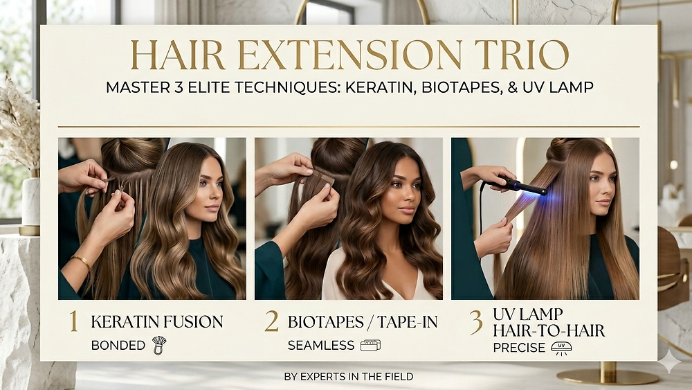 THREE EXTENSION METHODS: Keratin, Biotapes, Hair-to-hair