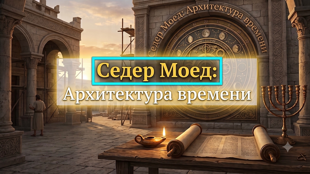 Раздел «Моэд» Август - Январь 2026 Архитектура Времени.