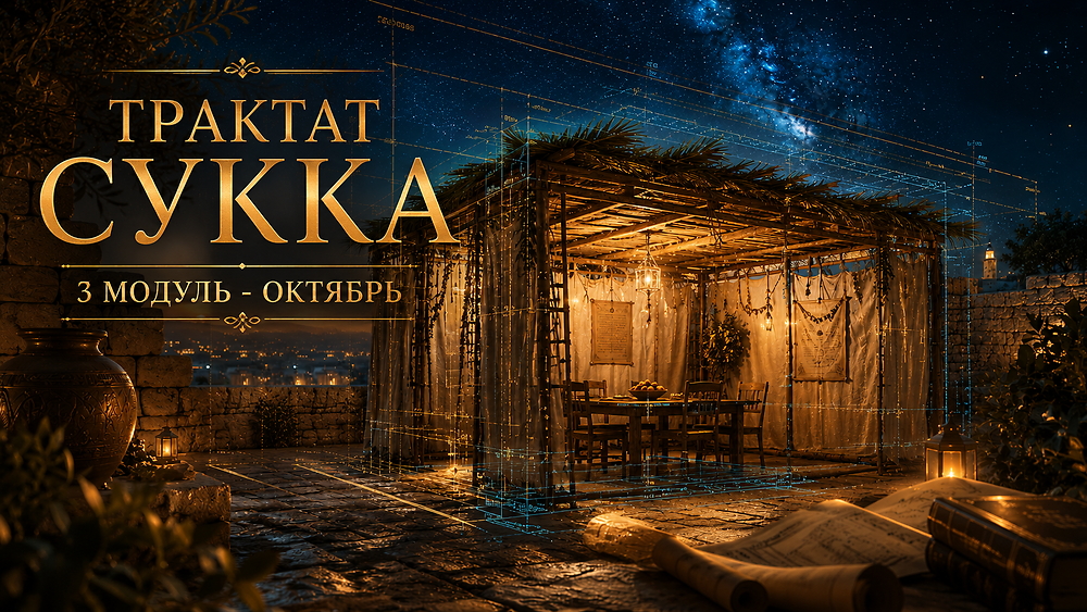 Месяц 3 (Октябрь) - трактат 'Сукка'