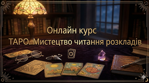 Онлайн курс ТАРО. МИСТЕЦТВО ЧИТАННЯ РОЗКЛАДІВ