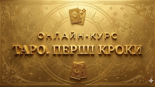 Онлайн курс ТАРО.ПЕРШІ КРОКИ