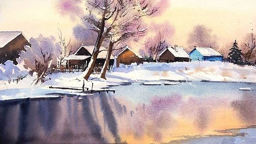 'Зимові пейзажі' з Євгенією Саламатіною