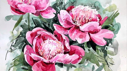 'Квіткові етюди' з Євгенією Саламатіною