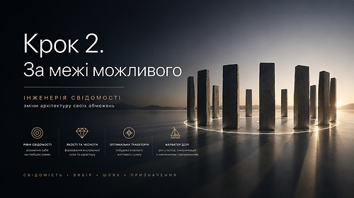 Другий крок за межі можливого (відкрита частина)