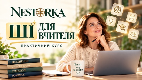 ВЧИТЕЛЬ+ШІ=УРОК ЗА 10 ХВ
