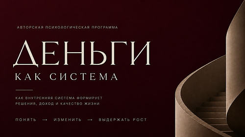 Деньги как Система